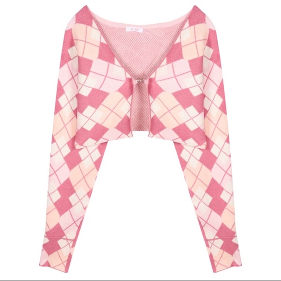 Pink Set of Sweater, Top and skirt - Picture 3 of 7